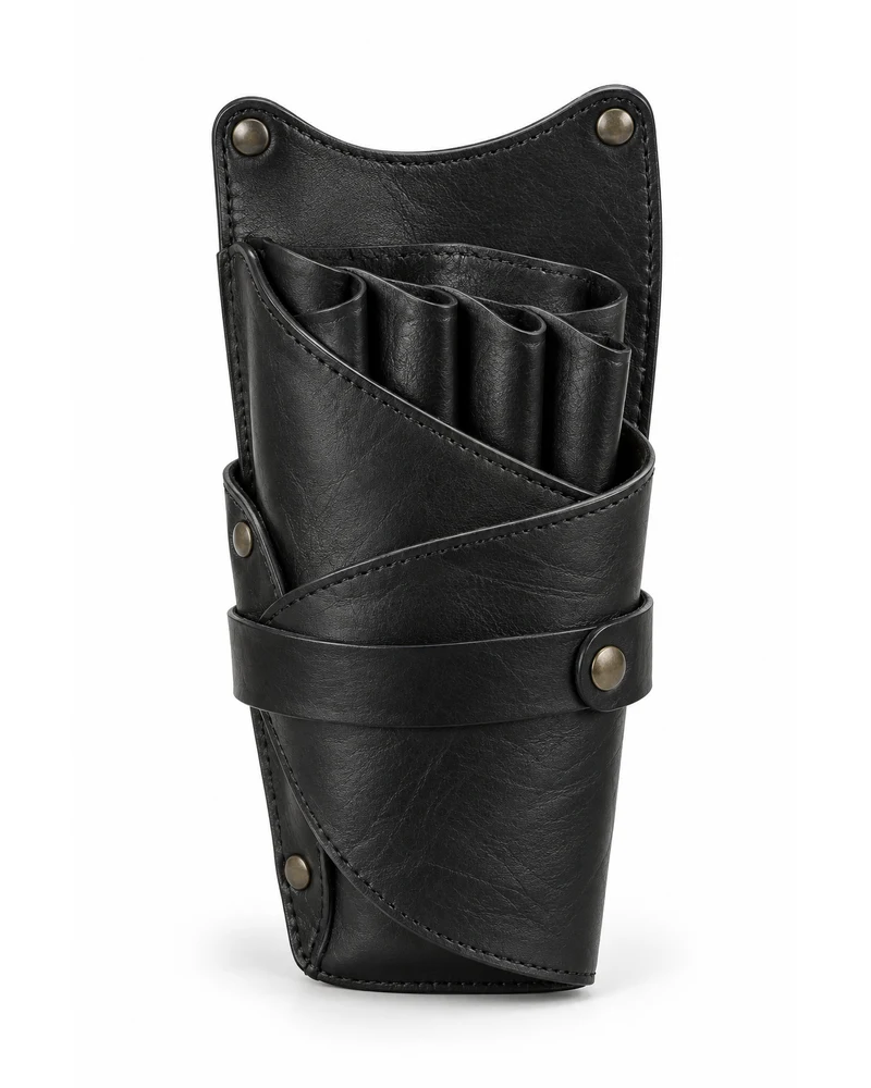 Black Scissor Holster Leather Accessory