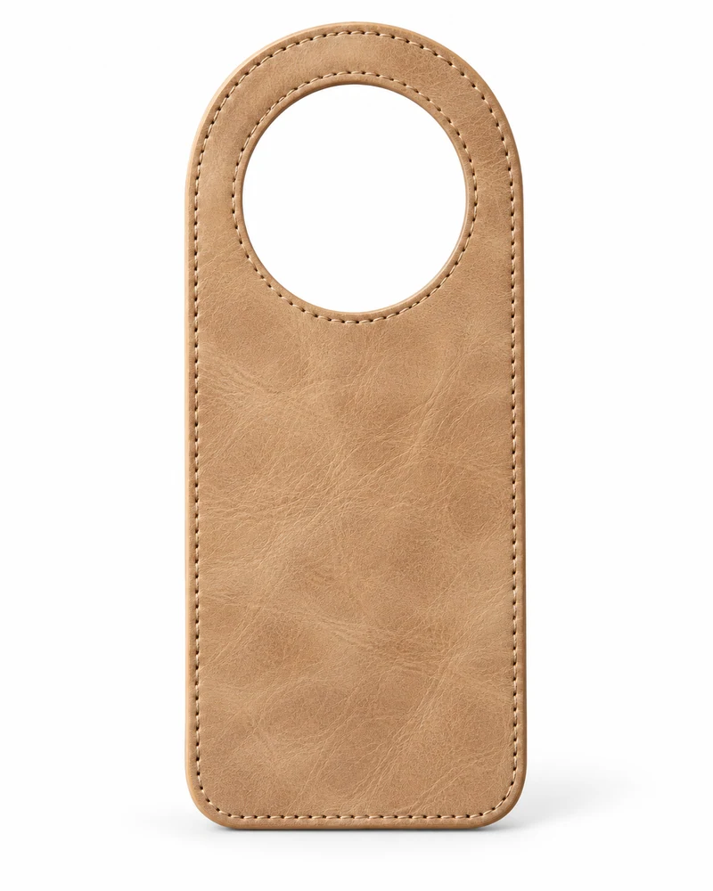 Sand Leather Door Hanger