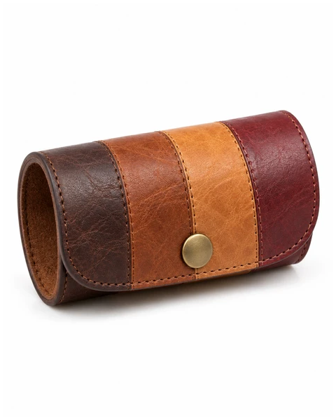 Leather Promotional Items — Design concept 72, 4 large reclaimed leather panels